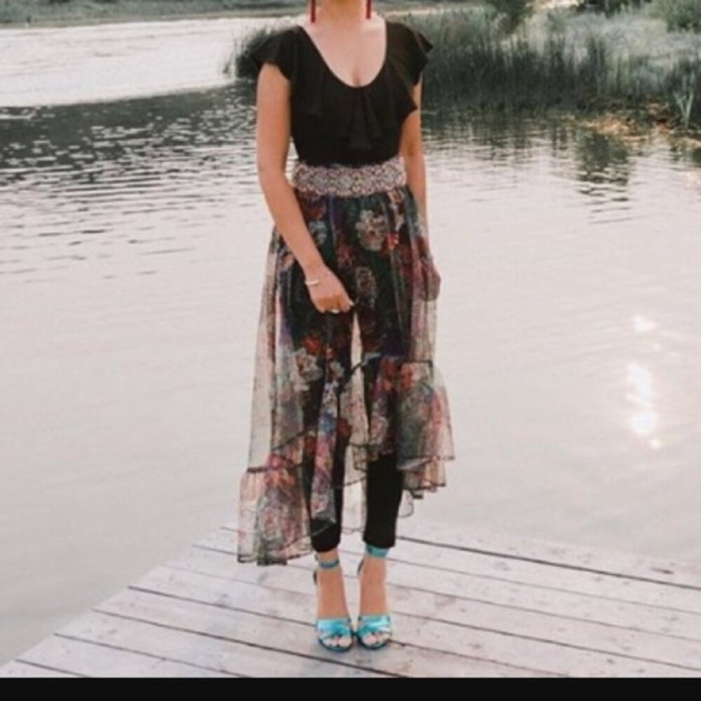 Anthropology skirted pants